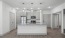 kitchen stainless steel appliances island dining