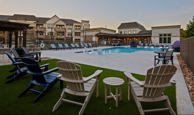 exterior seating outside